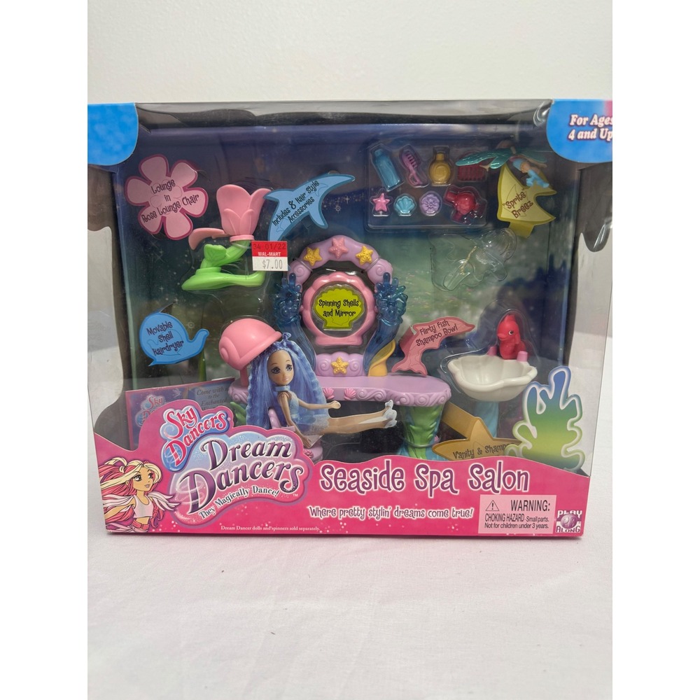 Sky Dancers Dream Dancers Seaside Spa Salon Playset Play Along Vintage NIB